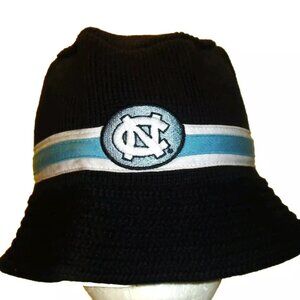 North Carolina Tar Heels Mens Black Color Bucket hat sz. Small/Medium New Ncaa
